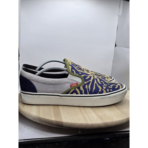 Vans ComfyCush Era Bugs LSU mens Size 12 Purple Blue Athletic Shoes Sneakers - Picture 2 of 9